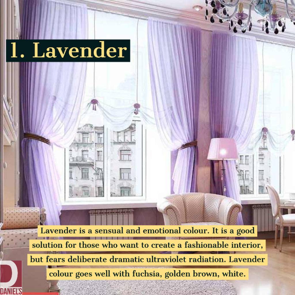 Lavender Color Interior Design