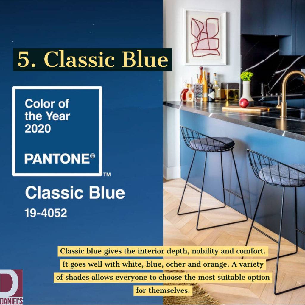 Classic Blue Color Interior Design