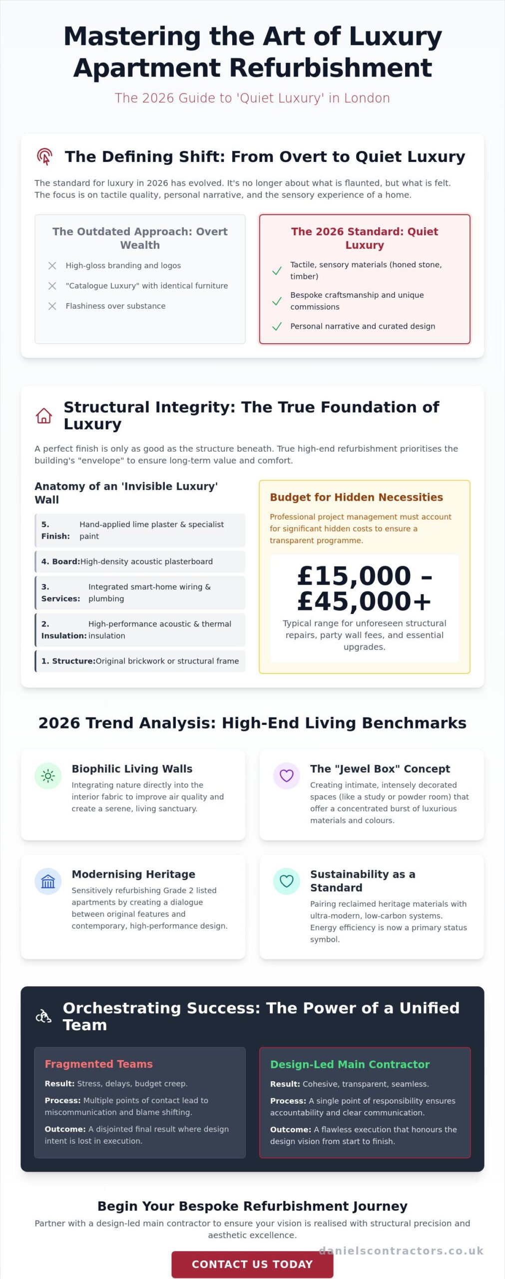 Luxury Apartment Refurbishment London: The 2026 Guide to High-End Design