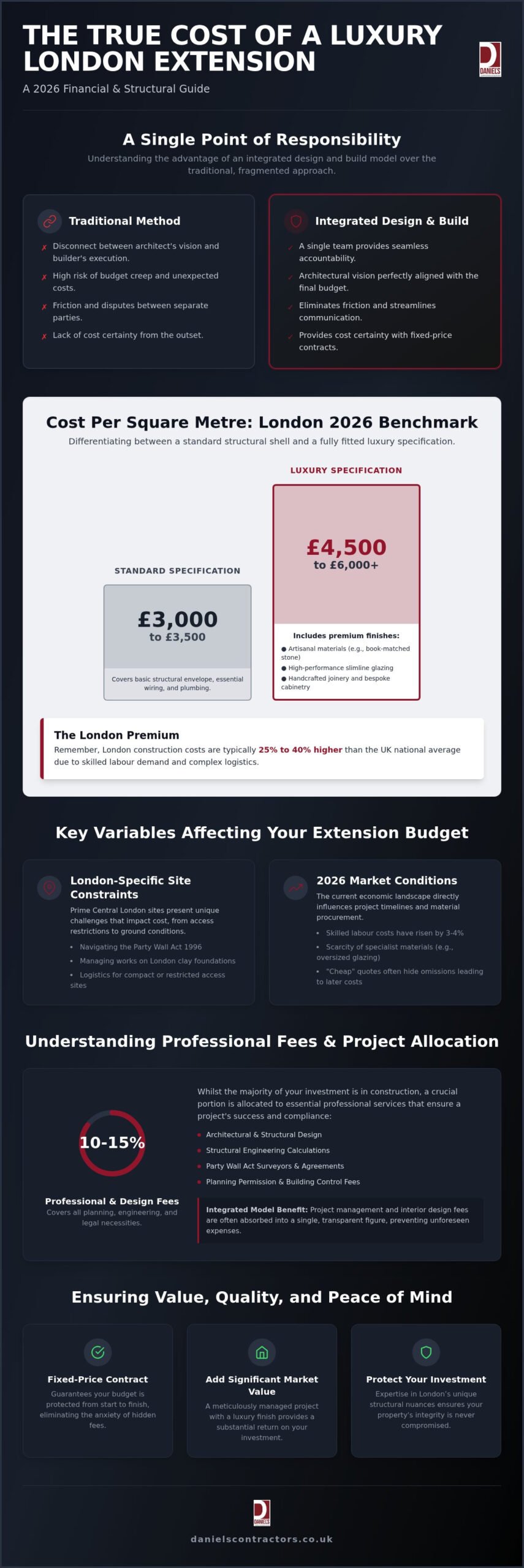 Design and Build Extension Cost London: 2026 Luxury Price Guide