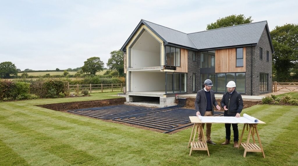 Bespoke New Build Contractors in Essex: Planning Ground-Source Heat Pumps from Day One