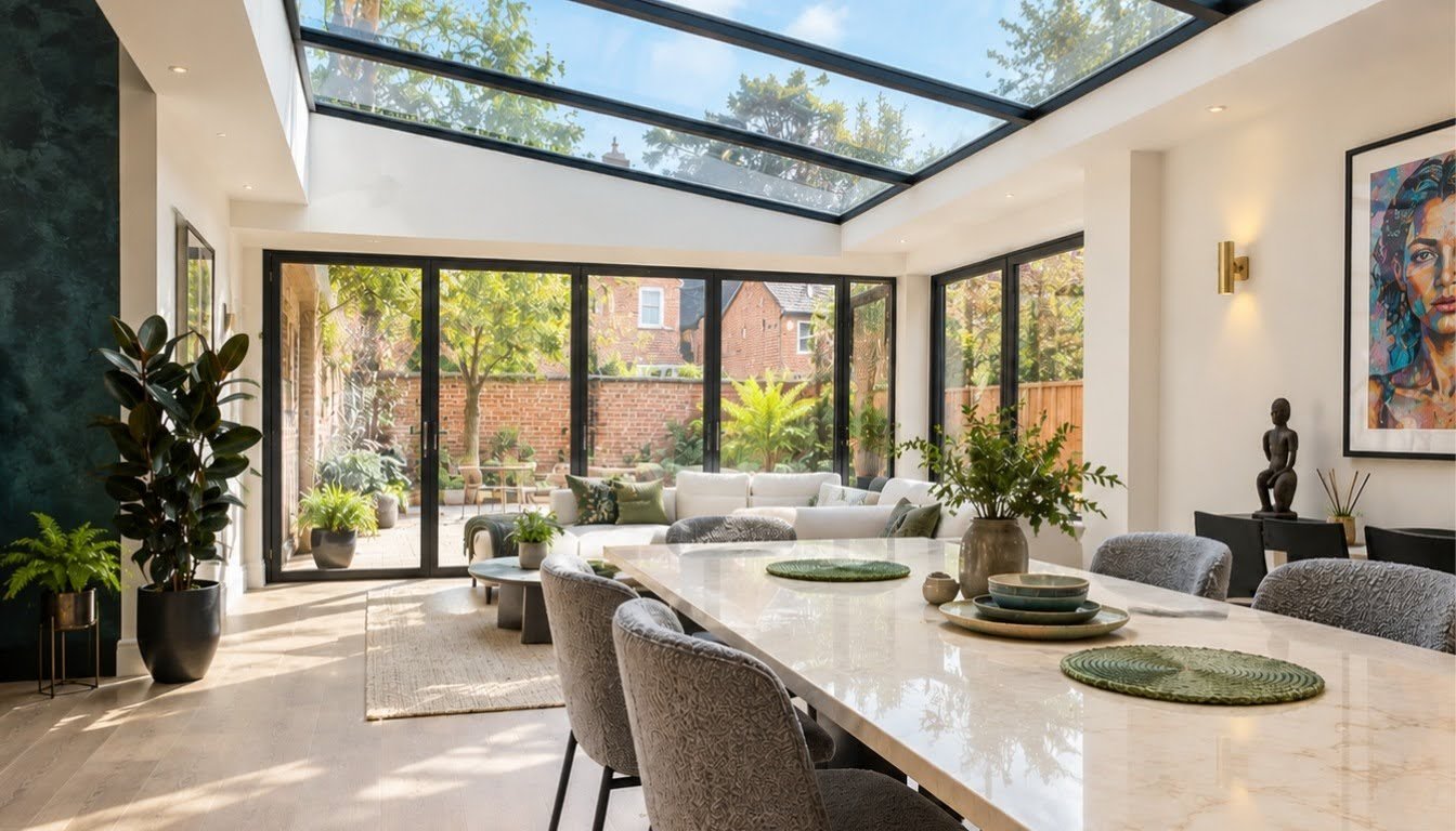 Full property refurbishment of a family home with modern finishes